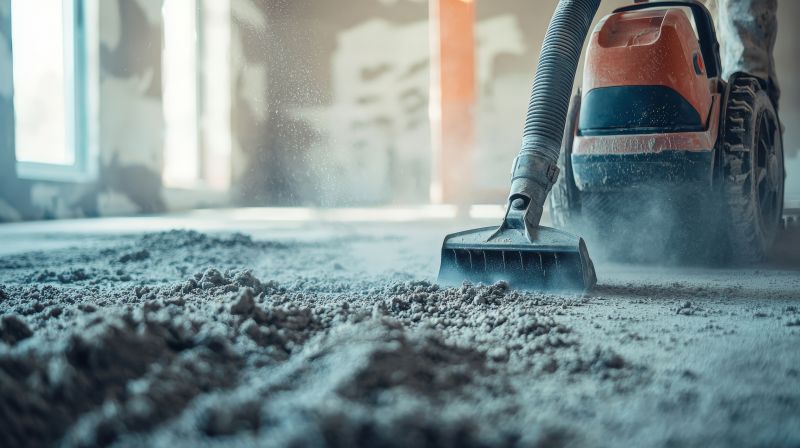 Dust And Debris Removal Left After Construction Projects